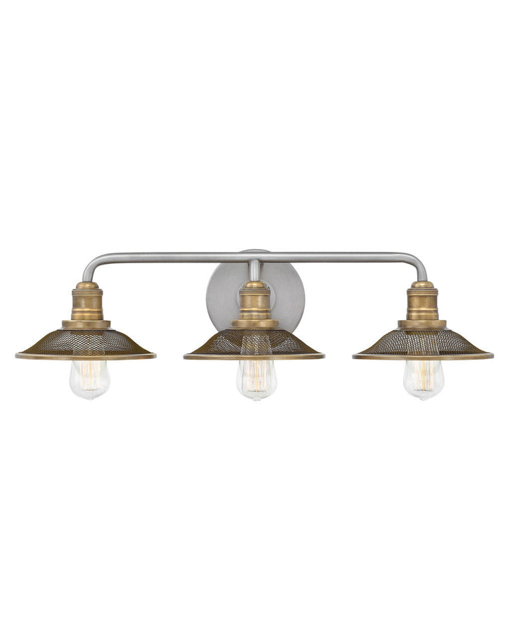 Hinkley Rigby Bath Bar Vanity Lights Hinkley Antique Nickel 8.75x27.0x8.75 