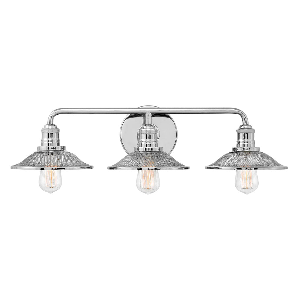 Hinkley Rigby Bath Bar Vanity Lights Hinkley Polished Nickel 8.75x27.0x8.75 