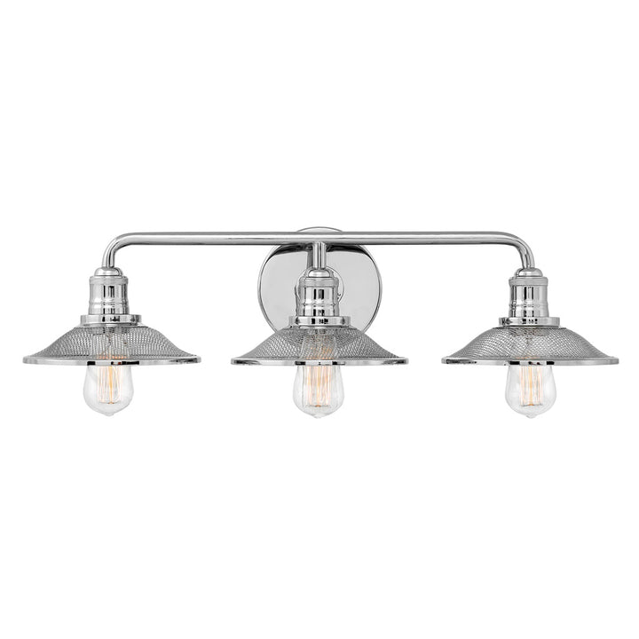 Hinkley Rigby Bath Bar Vanity Lights Hinkley Polished Nickel 8.75x27.0x8.75 