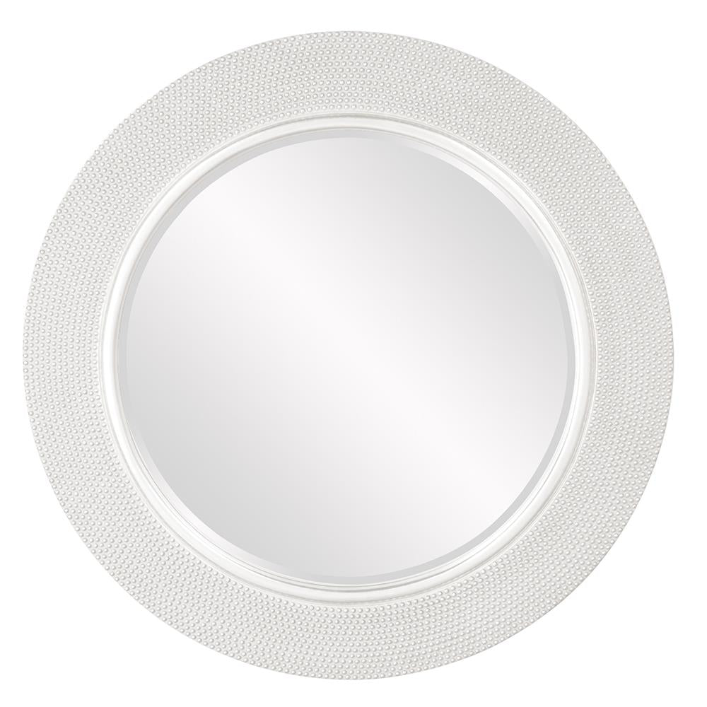 Howard Elliott Collection Yukon Mirror - Glossy White Mirrors Howard Elliott Collection   