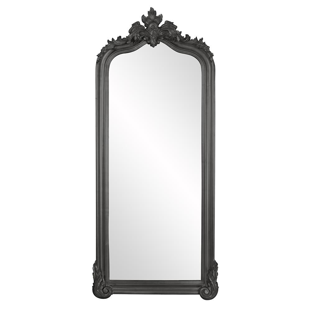 Howard Elliott Collection Tudor Mirror - Glossy Charcoal Mirrors Howard Elliott Collection   