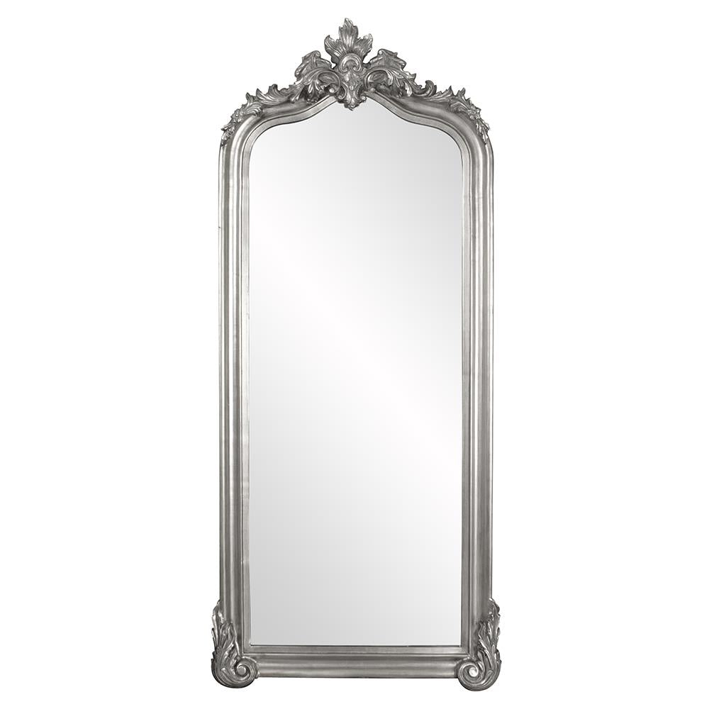 Howard Elliott Collection Tudor Mirror - Glossy Nickel Mirrors Howard Elliott Collection   