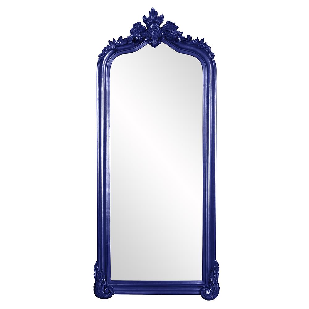 Howard Elliott Collection Tudor Mirror - Glossy Navy Mirrors Howard Elliott Collection   