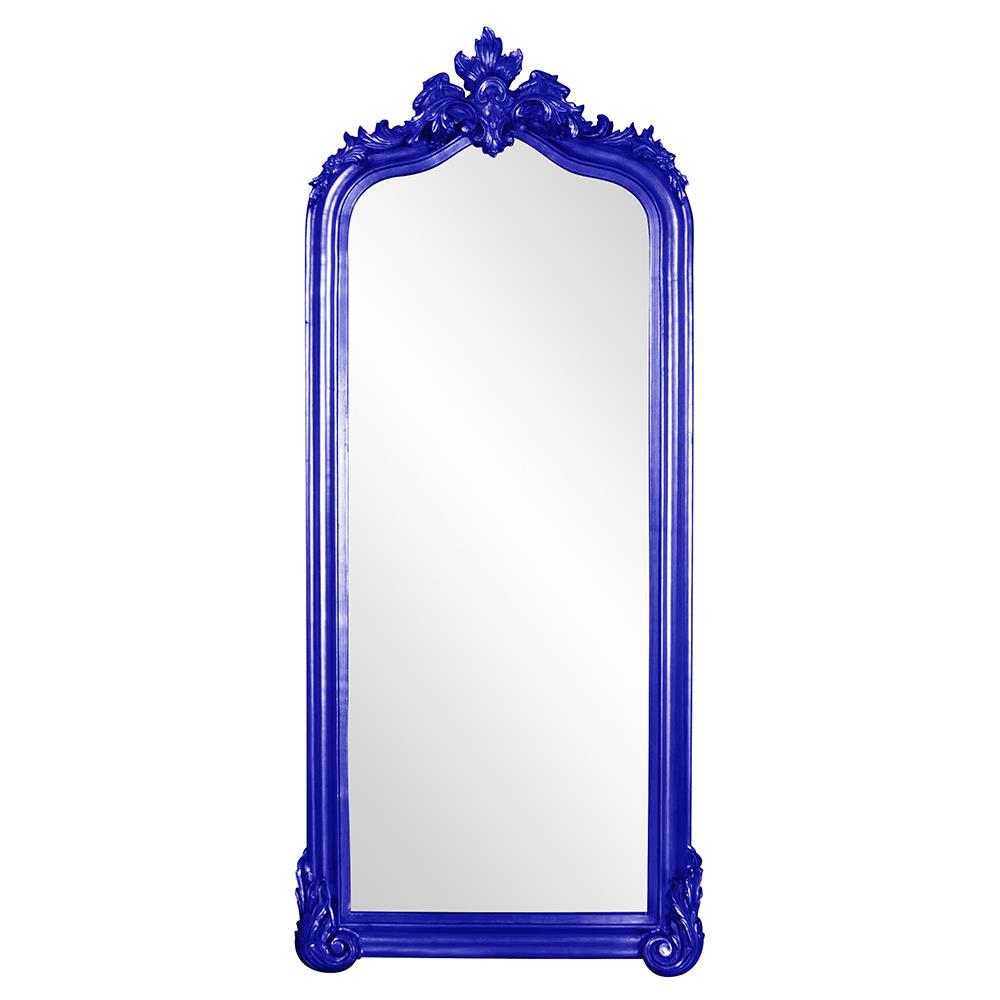 Howard Elliott Collection Tudor Mirror - Glossy Royal Blue Mirrors Howard Elliott Collection   