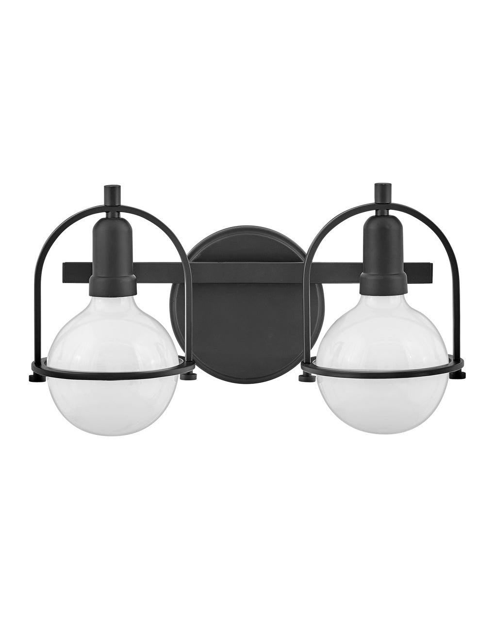 Hinkley Somerset Bath Bar Vanity Lights Hinkley Black 7.5x16.0x9.0 