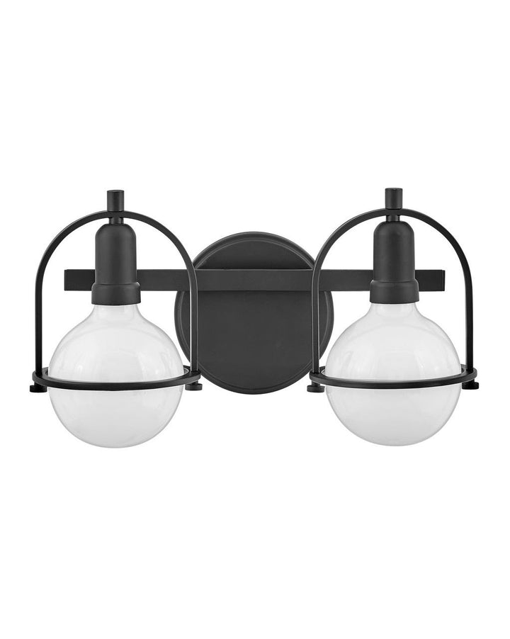 Hinkley Somerset Bath Bar Vanity Lights Hinkley Black 7.5x16.0x9.0 