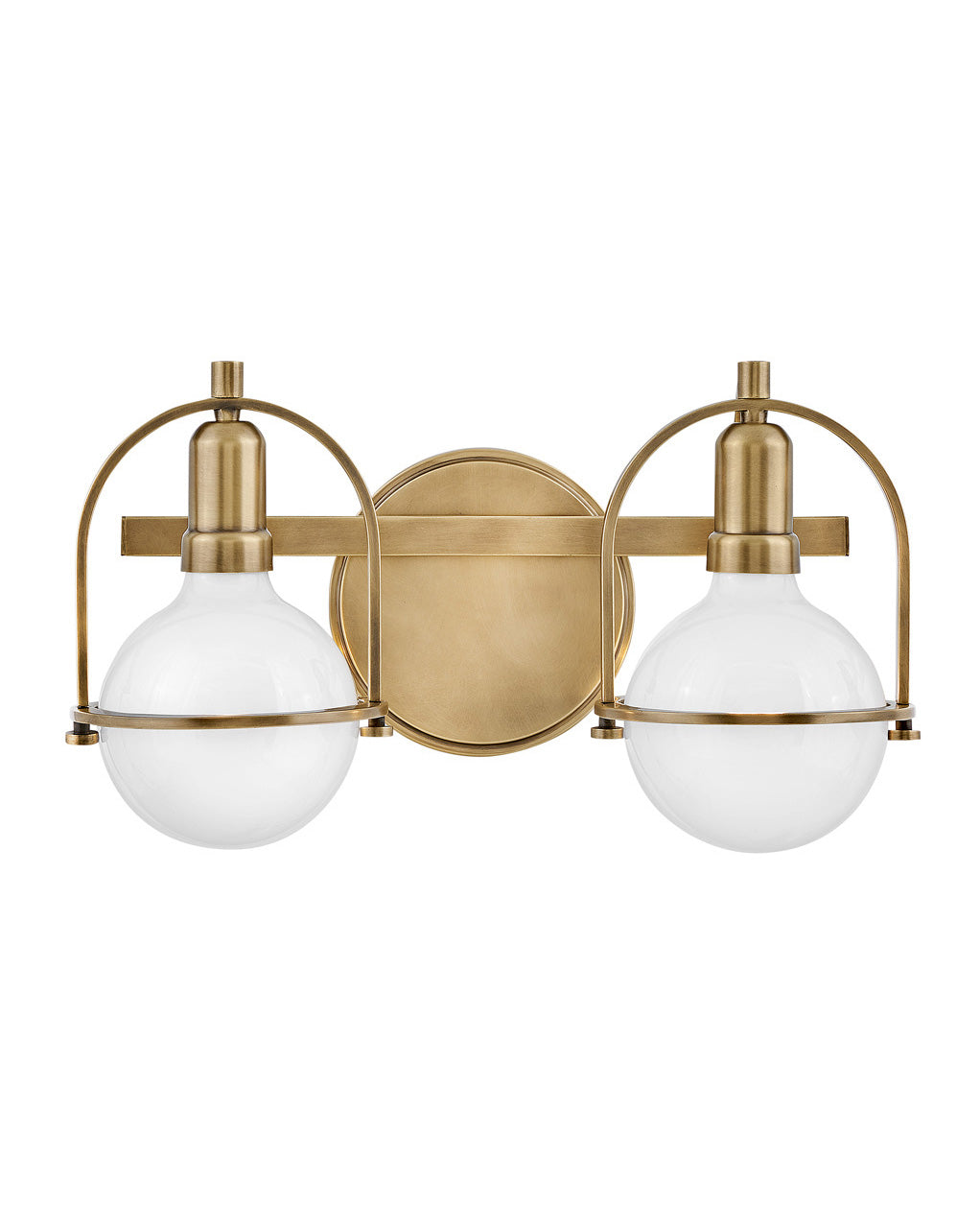 Hinkley Somerset Bath Bar Vanity Lights Hinkley Heritage Brass 7.5x16.0x9.0 