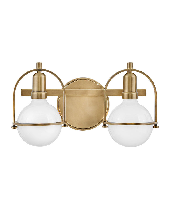 Hinkley Somerset Bath Bar Vanity Lights Hinkley Heritage Brass 7.5x16.0x9.0 