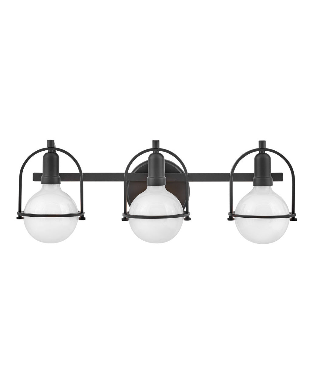 Hinkley Somerset Bath Bar Vanity Lights Hinkley Black 7.5x25.0x9.0 