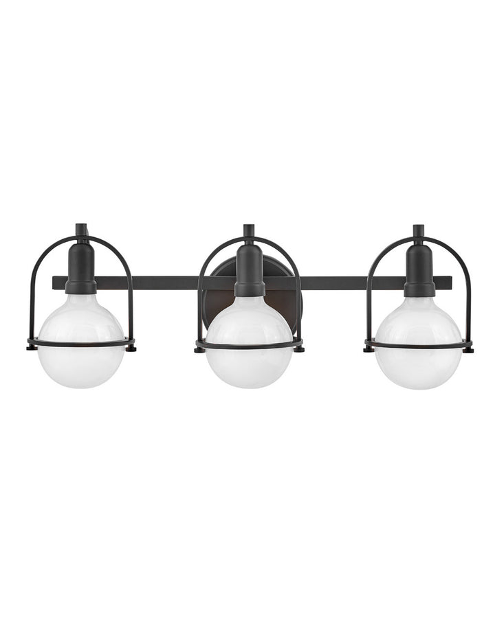 Hinkley Somerset Bath Bar Vanity Lights Hinkley Black 7.5x25.0x9.0 