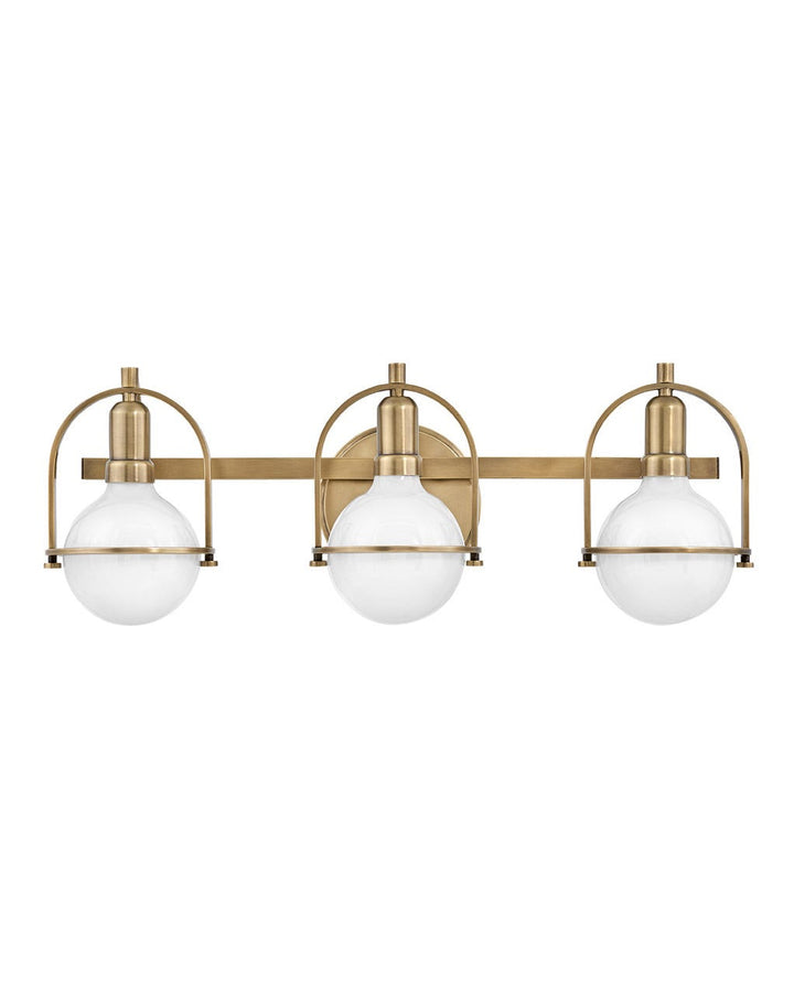 Hinkley Somerset Bath Bar Vanity Lights Hinkley Heritage Brass 7.5x25.0x9.0 