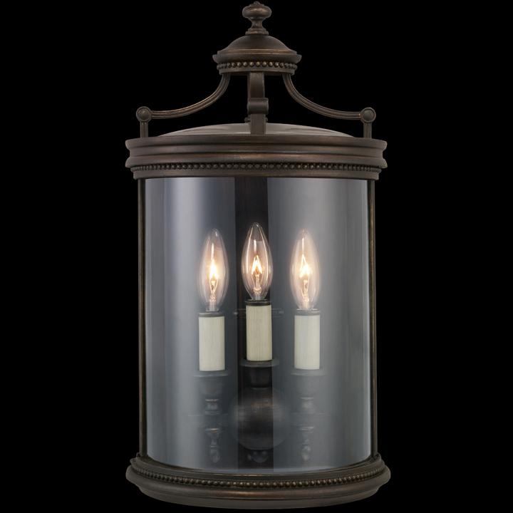 Fine Art Louvre Outdoor Sconce Outdoor l Wall Fine Art Handcrafted Lighting   