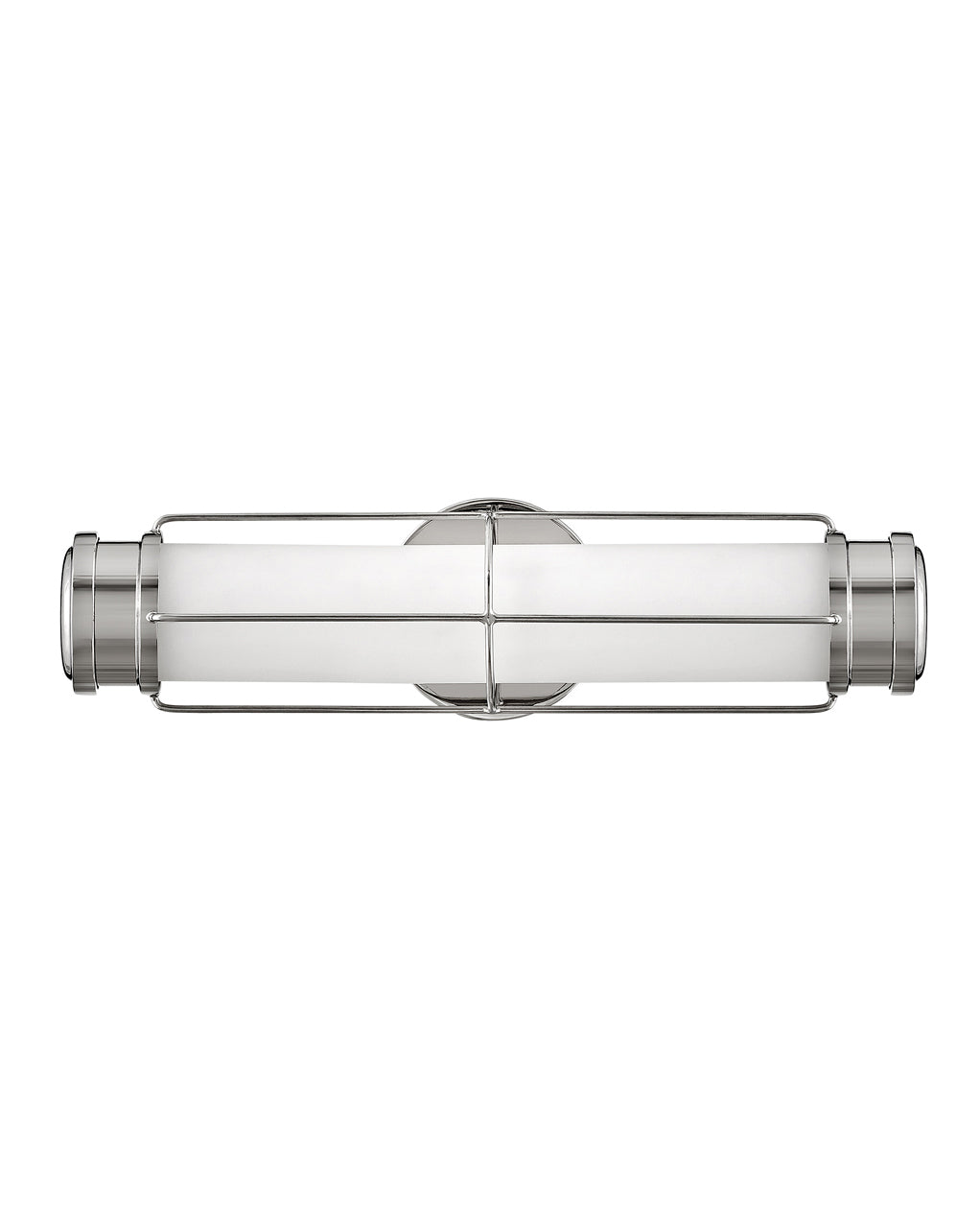 Hinkley Saylor Bath Bar Vanity Lights Hinkley Polished Nickel 5.25x17.0x4.5 