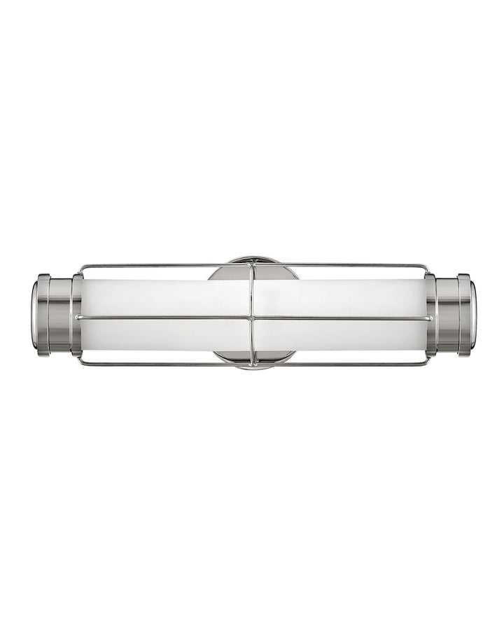 Hinkley Saylor Bath Bar Vanity Lights Hinkley Polished Nickel 5.25x17.0x4.5 