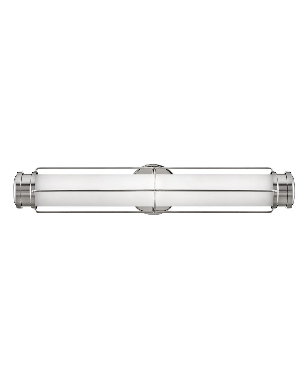 Hinkley Saylor Bath Bar Vanity Lights Hinkley Polished Nickel 5.25x24.0x4.5 