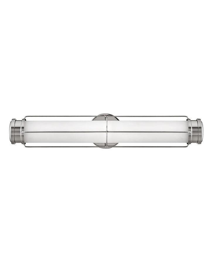 Hinkley Saylor Bath Bar Vanity Lights Hinkley Polished Nickel 5.25x24.0x4.5 