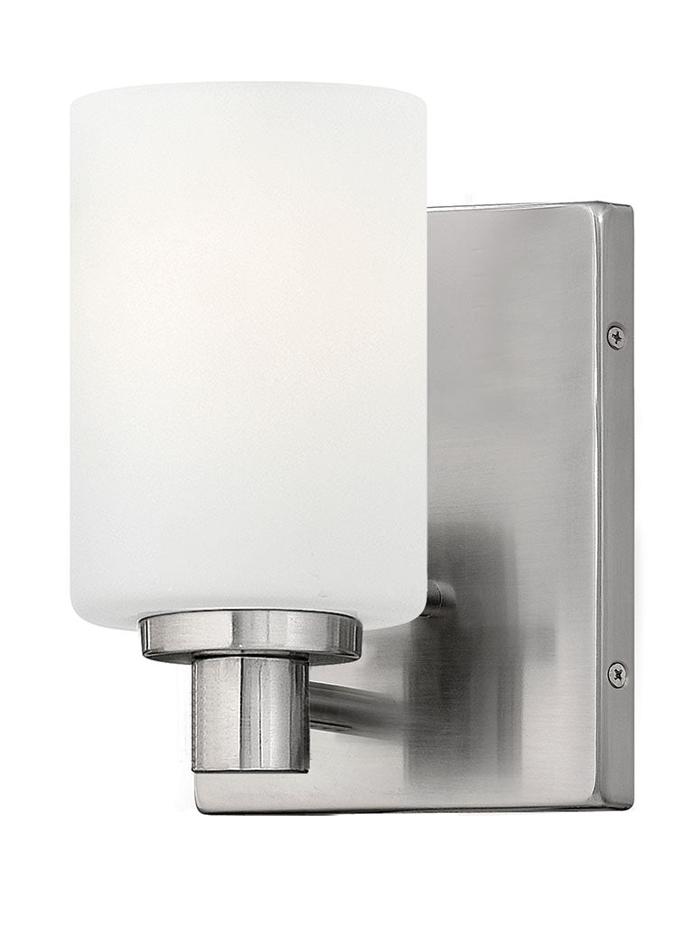 Hinkley Karlie Bath Bar Bath Vanity Light Hinkley Brushed Nickel 6.0x4.5x8.25 