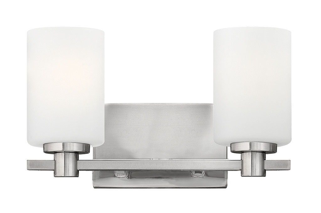 Hinkley Karlie Bath Bar Vanity Lights Hinkley Brushed Nickel 6.0x13.25x7.5 