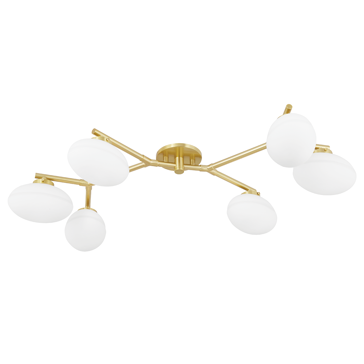 Hudson Valley Lighting Wagner Semi Flush Semi Flush Hudson Valley Lighting Aged Brass  