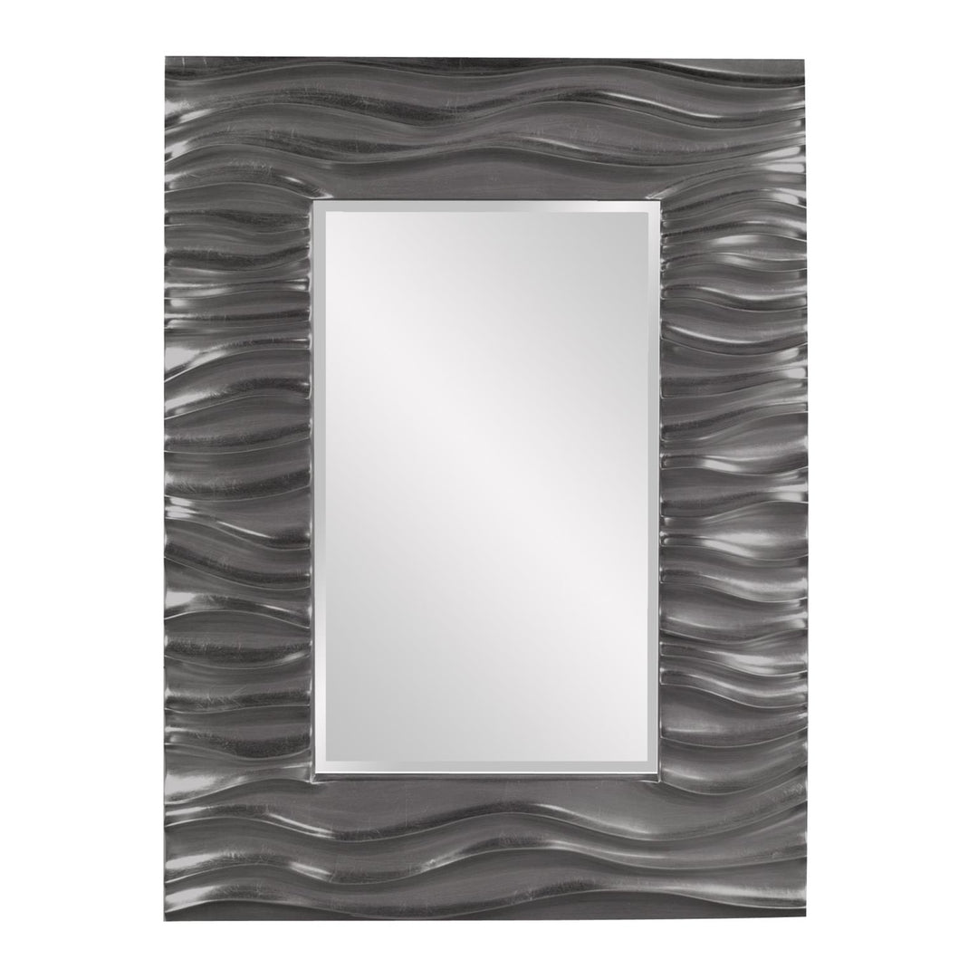 Howard Elliott Collection Zenith Mirror - Glossy Charcoal Mirrors Howard Elliott Collection   