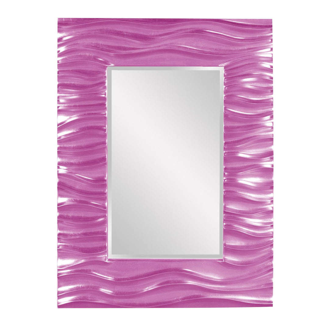 Howard Elliott Collection Zenith Mirror - Glossy Hot Pink Mirrors Howard Elliott Collection   