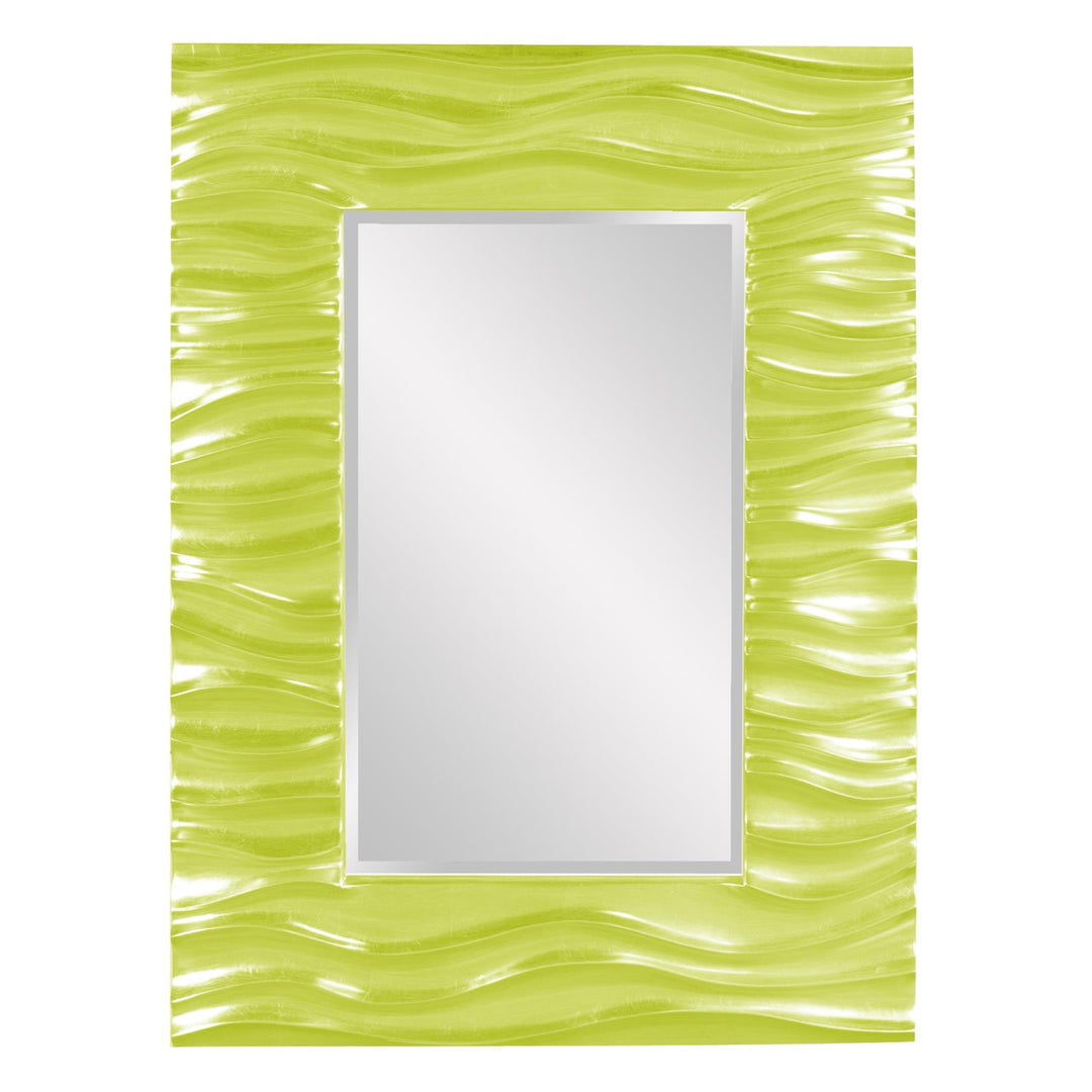 Howard Elliott Collection Zenith Mirror - Glossy Green Mirrors Howard Elliott Collection   