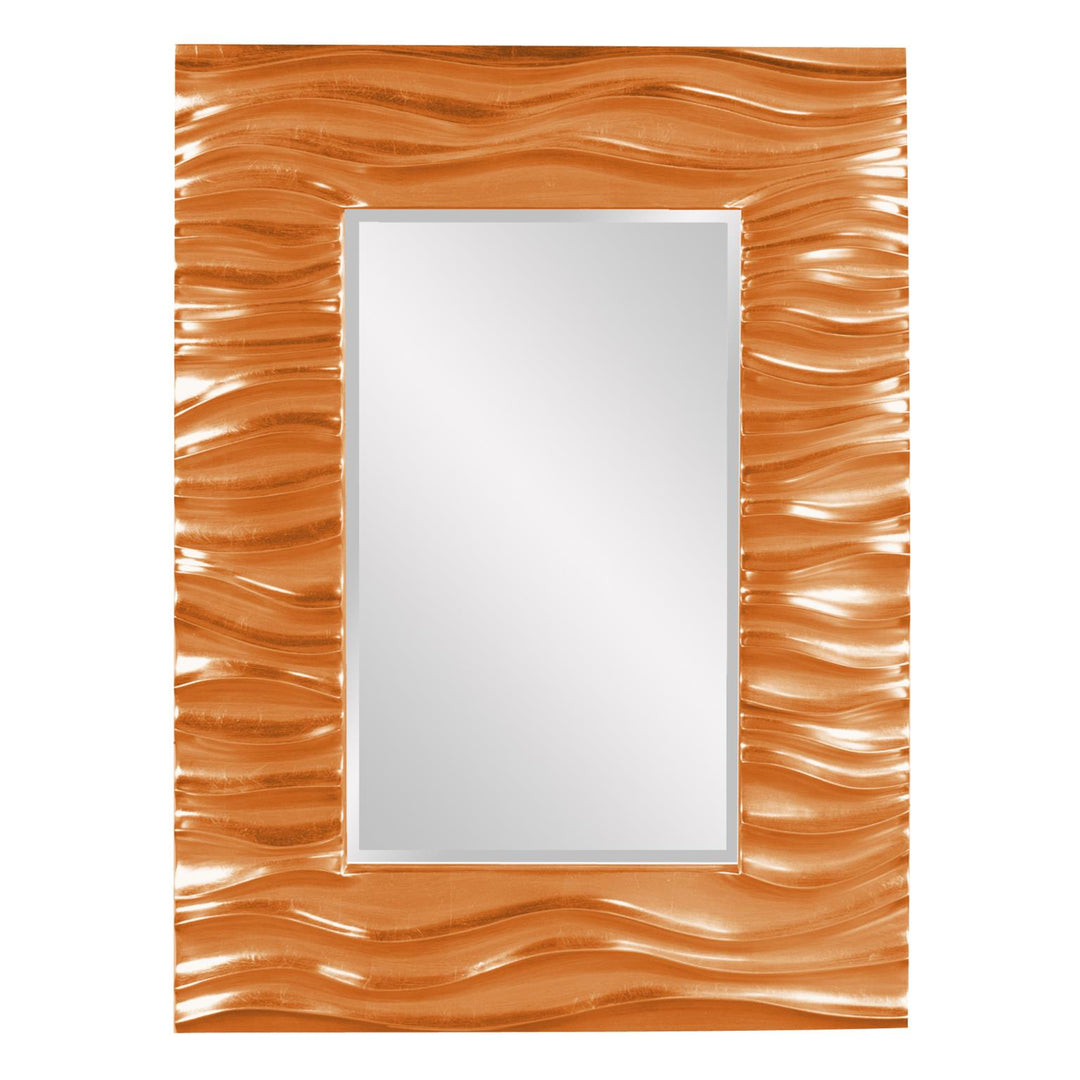 Howard Elliott Collection Zenith Mirror - Glossy Orange Mirrors Howard Elliott Collection   