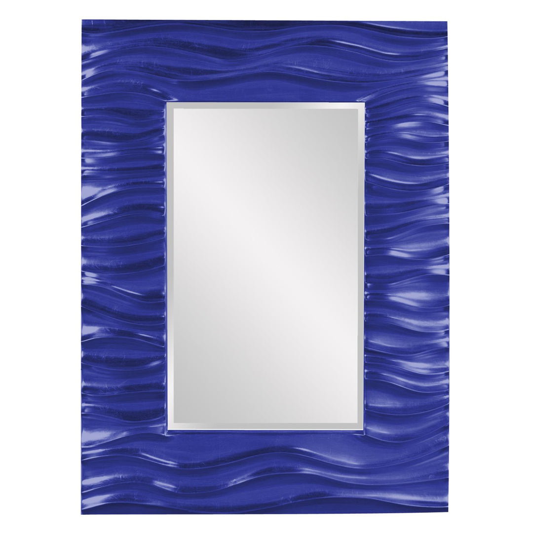 Howard Elliott Collection Zenith Mirror - Glossy Royal Blue Mirrors Howard Elliott Collection   