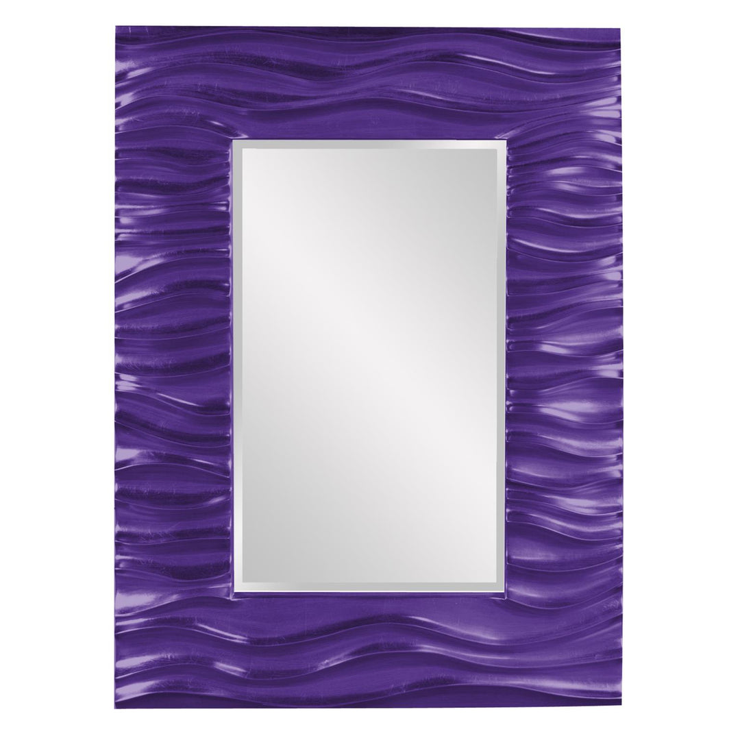 Howard Elliott Collection Zenith Mirror - Glossy Royal Purple Mirrors Howard Elliott Collection   