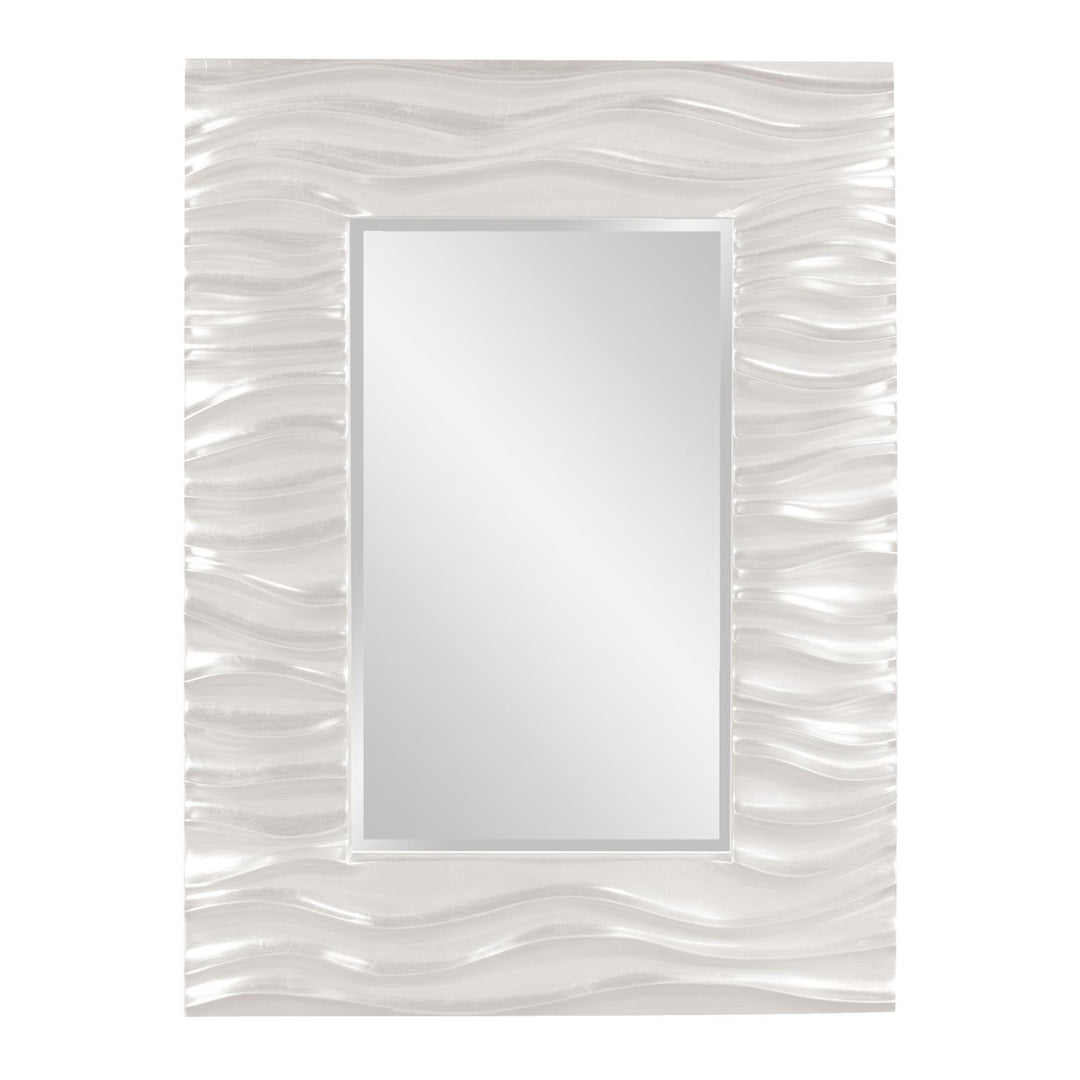 Howard Elliott Collection Zenith Mirror - Glossy White Mirrors Howard Elliott Collection   