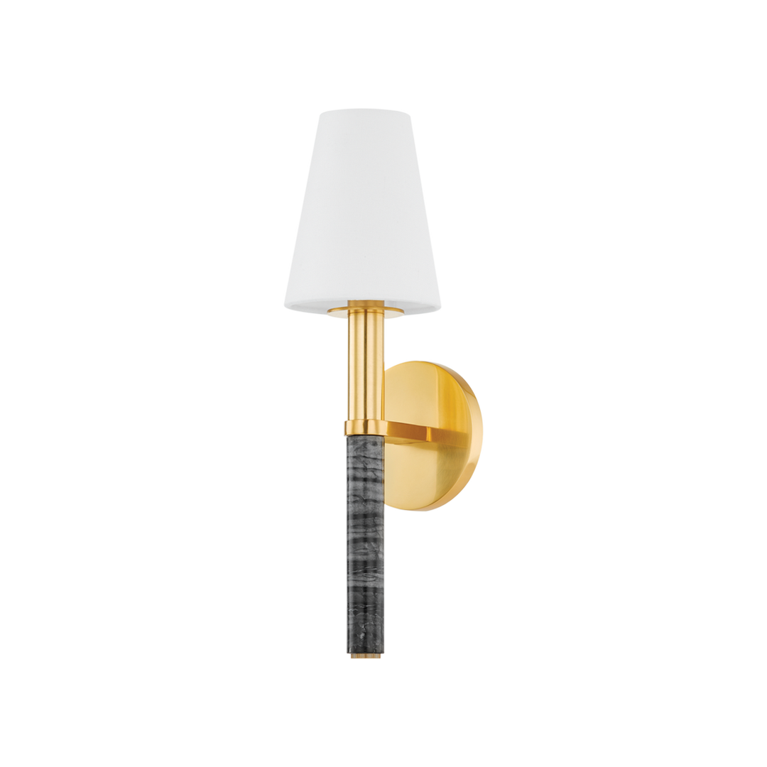 Hudson Valley Lighting MONTREAL Wall Sconce Wall Sconces Hudson Valley Lighting Aged Brass  