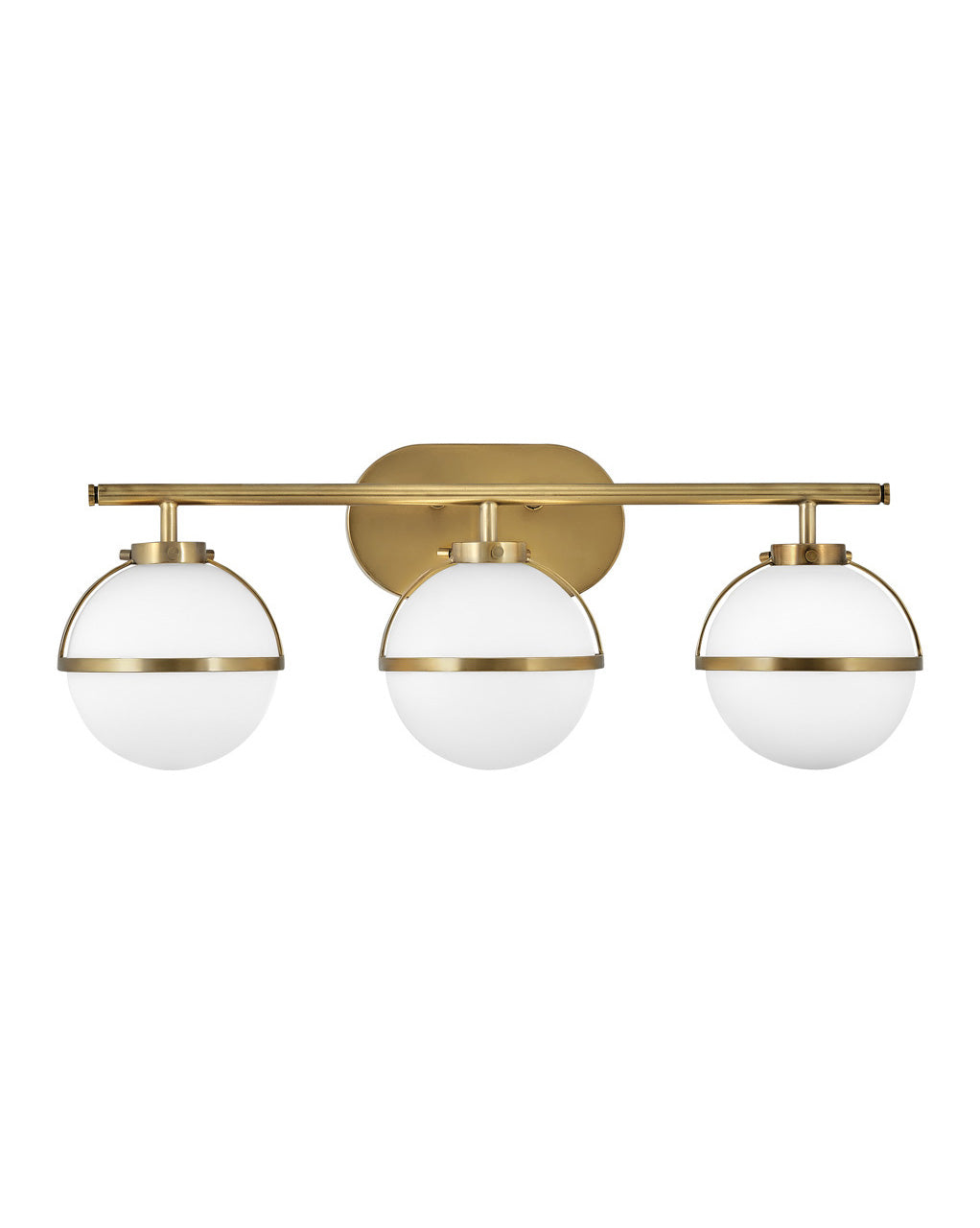 Hinkley Hollis Bath Bar Vanity Lights Hinkley Heritage Brass 7.75x24.0x9.25 