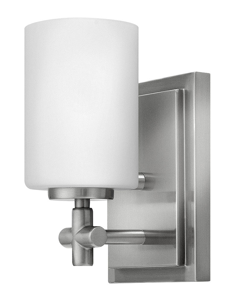 Hinkley Laurel Bath Bar Bath Vanity Light Hinkley Brushed Nickel 5.0x5.0x8.25 