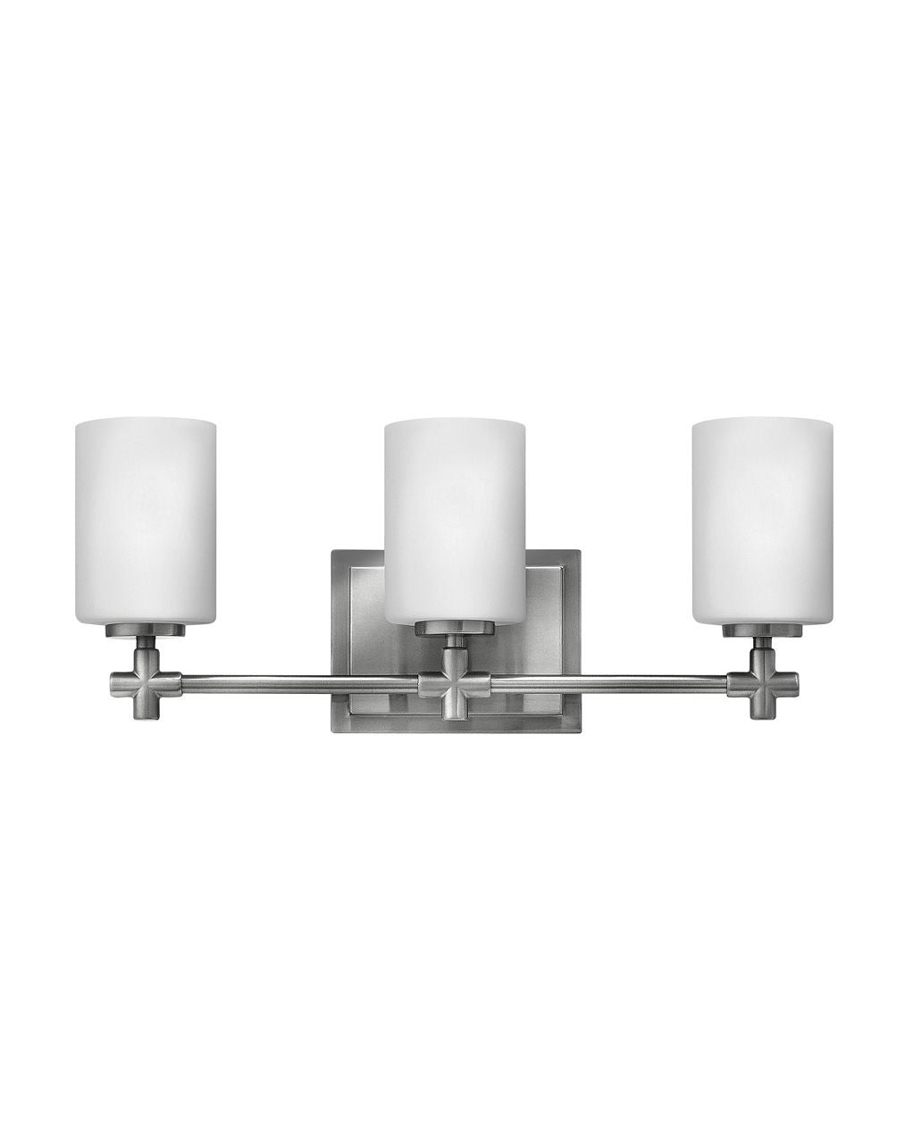 Hinkley Laurel Bath Bar Vanity Lights Hinkley Brushed Nickel 5.0x19.5x8.0 