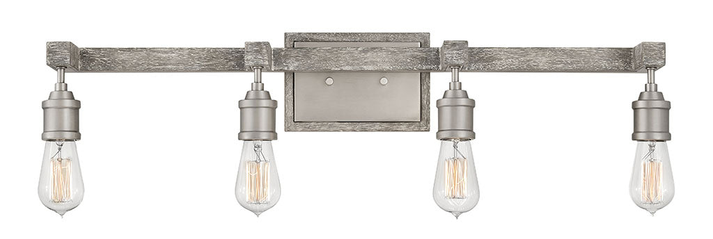 Hinkley Denton Bath Bar Bath Vanity Light Hinkley Pewter 31.75x4.75x10.0 