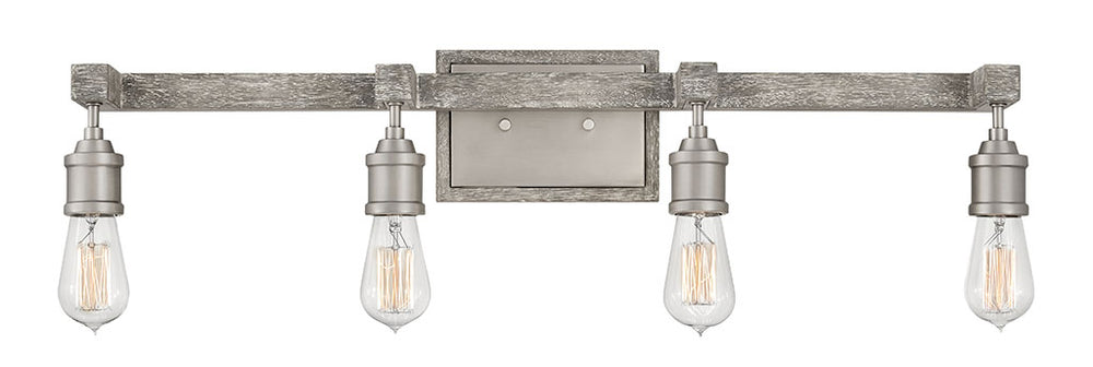 Hinkley Denton Bath Bar Vanity Lights Hinkley Pewter 31.75x4.75x10.0 