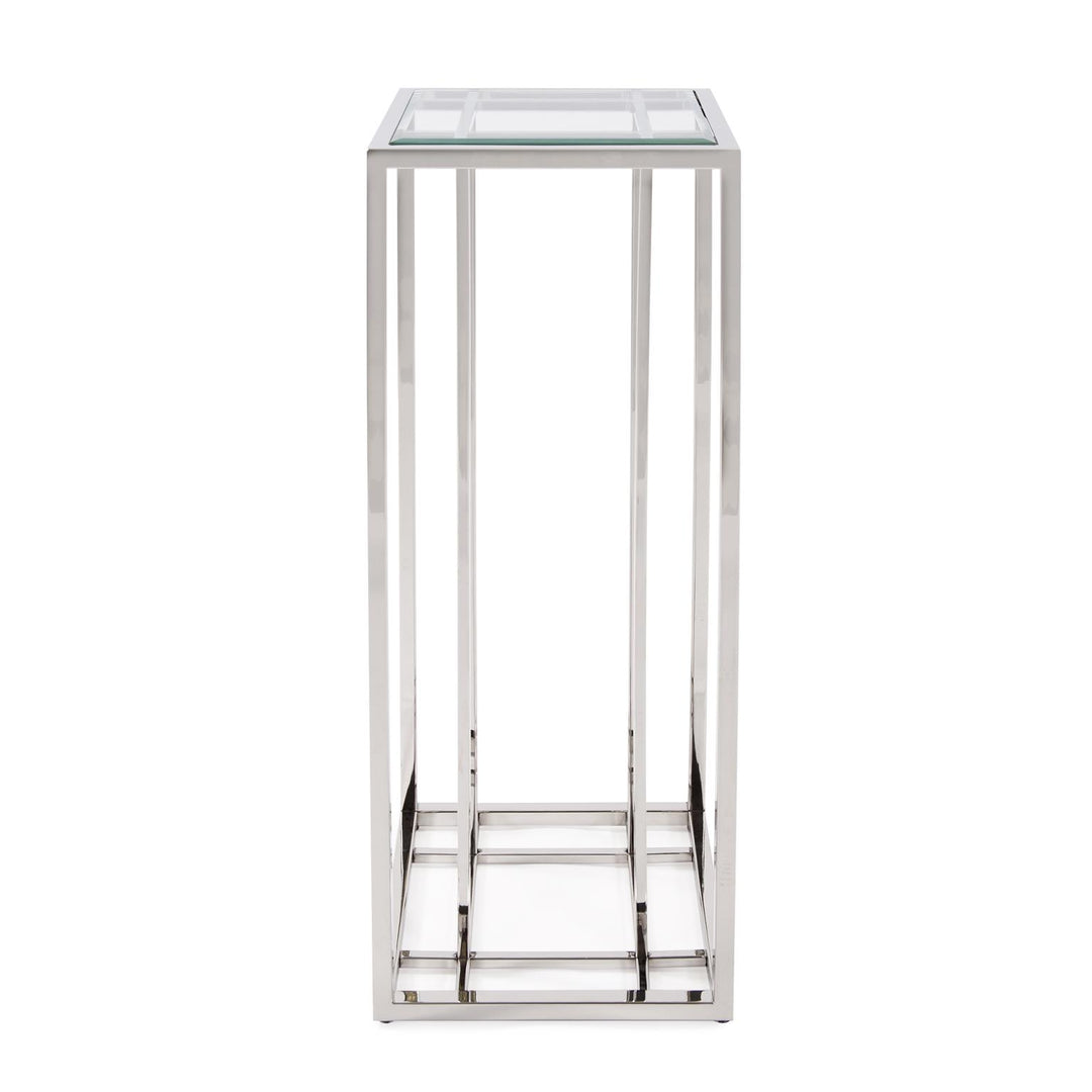 Howard Elliott Collection Echo Stainless Steel Pedestal Pedestals Howard Elliott Collection   