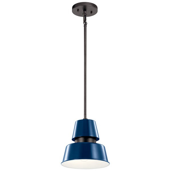 Kichler Lozano  Outdoor Hanging Pendant Outdoor Light Fixture l Hanging Kichler Catalina Blue 9x9.5 