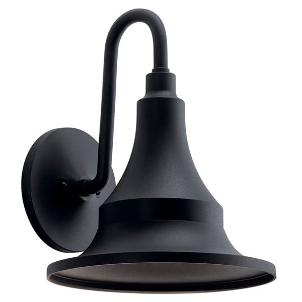 Kichler Hampshire  Outdoor Wall Outdoor Wall Lights Kichler Textured Black 12x15.25 