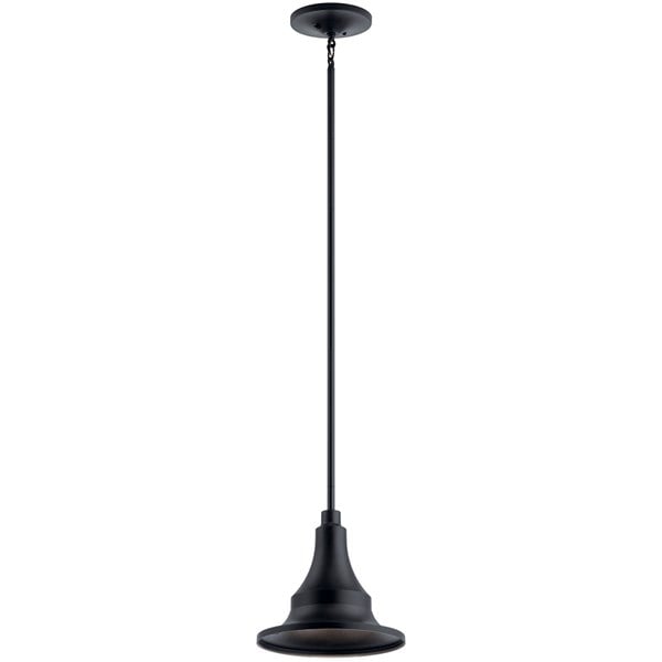 Kichler Hampshire  Outdoor Hanging Pendant Outdoor Light Fixture l Hanging Kichler Textured Black 12x13.25 