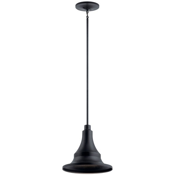 Kichler Hampshire  Outdoor Hanging Pendant Outdoor Light Fixture l Hanging Kichler Textured Black 16x16.75 