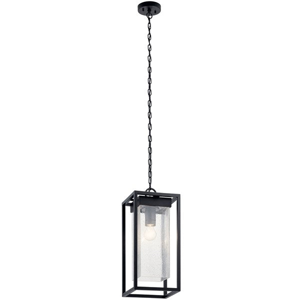 Kichler Mercer  Outdoor Hanging Pendant Outdoor Light Fixture l Hanging Kichler Black 9x21 