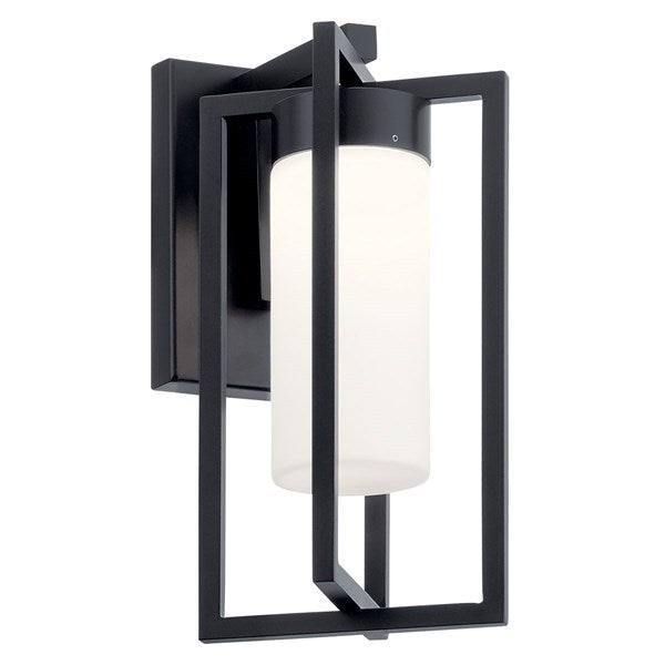 Kichler Drega  Outdoor Wall Outdoor Wall Lights Kichler Black 5.3x14 