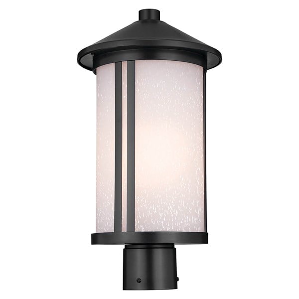 Kichler Lombard  Outdoor Post Lantern Outdoor l Post/Pier Mounts Kichler Black x17.25 