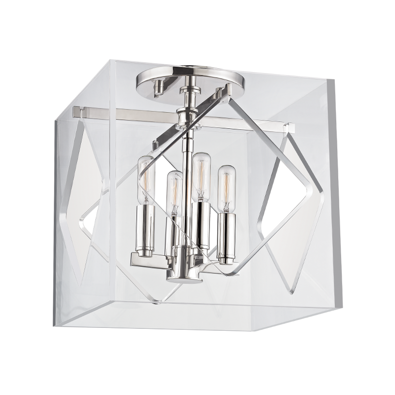 Hudson Valley Lighting Travis Semi Flush Ceiling Semi Flush Mounts Hudson Valley Lighting   