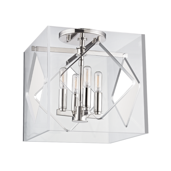 Hudson Valley Lighting Travis Semi Flush Ceiling Semi Flush Mounts Hudson Valley Lighting   