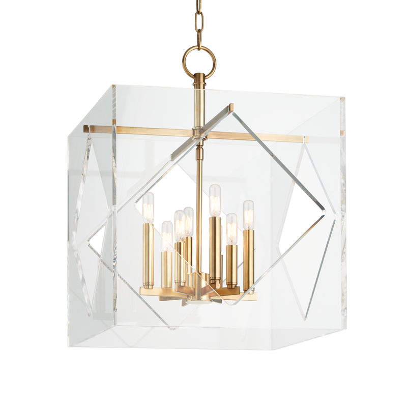 Hudson Valley Lighting Travis Chandelier Chandeliers Hudson Valley Lighting Aged Brass  