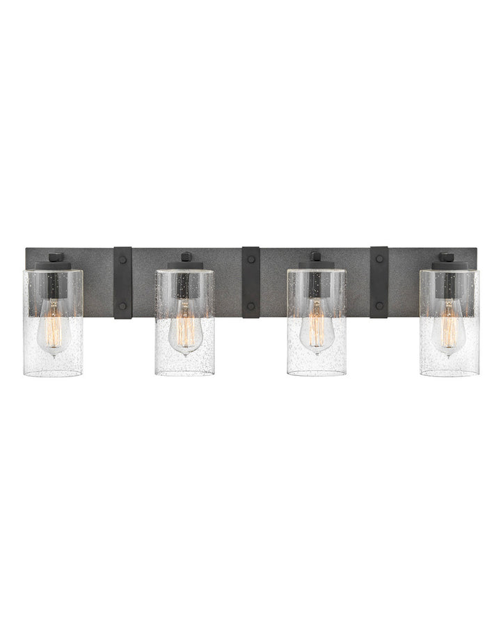 Hinkley Sawyer Bath Bar Vanity Lights Hinkley Aged Zinc 5.5x30.75x8.25 