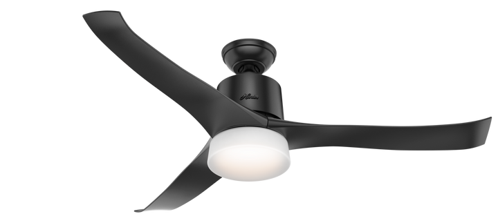 Hunter 54 inch Wi-Fi Symphony Ceiling Fan with LED Light Kit and Handheld Remote Indoor Ceiling Fans Hunter   