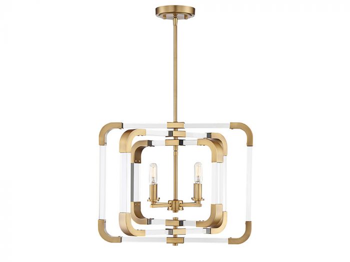 Essentials Rotterdam Pendant Pendant Essentials Warm Brass 4 